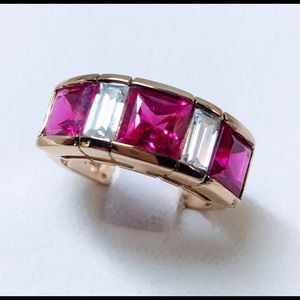 Barbara Stanwyck Vintage Hollywood Collection Ruby Ring